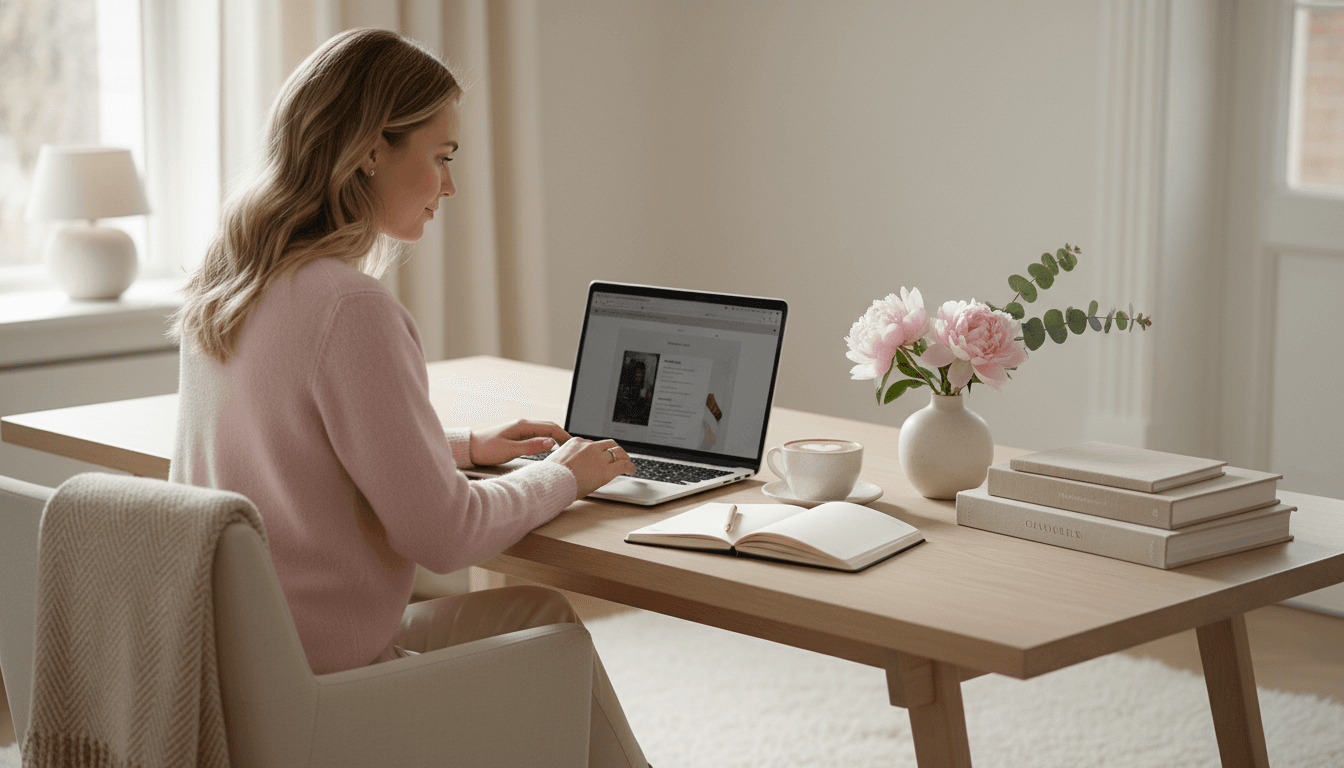 Femme suivant la formation en secrétariat dentaire en ligne de Dentavenir