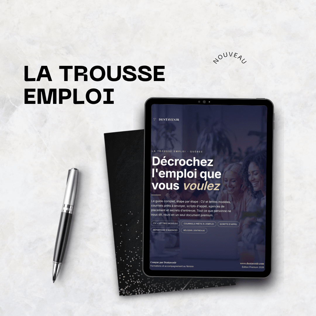 La Trousse Emploi — aperçu sur tablette